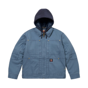 Supreme x Dickies Hooded Work Jacket Light Blue - 24FW
