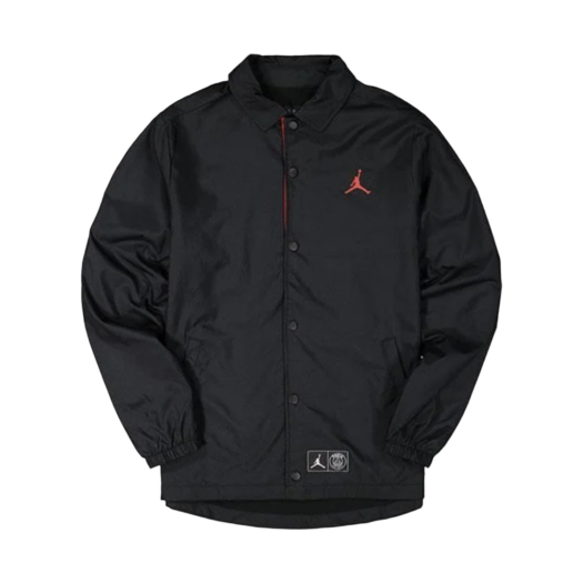Jordan x Paris Saint-Germain Coach Jacket Black Infrared