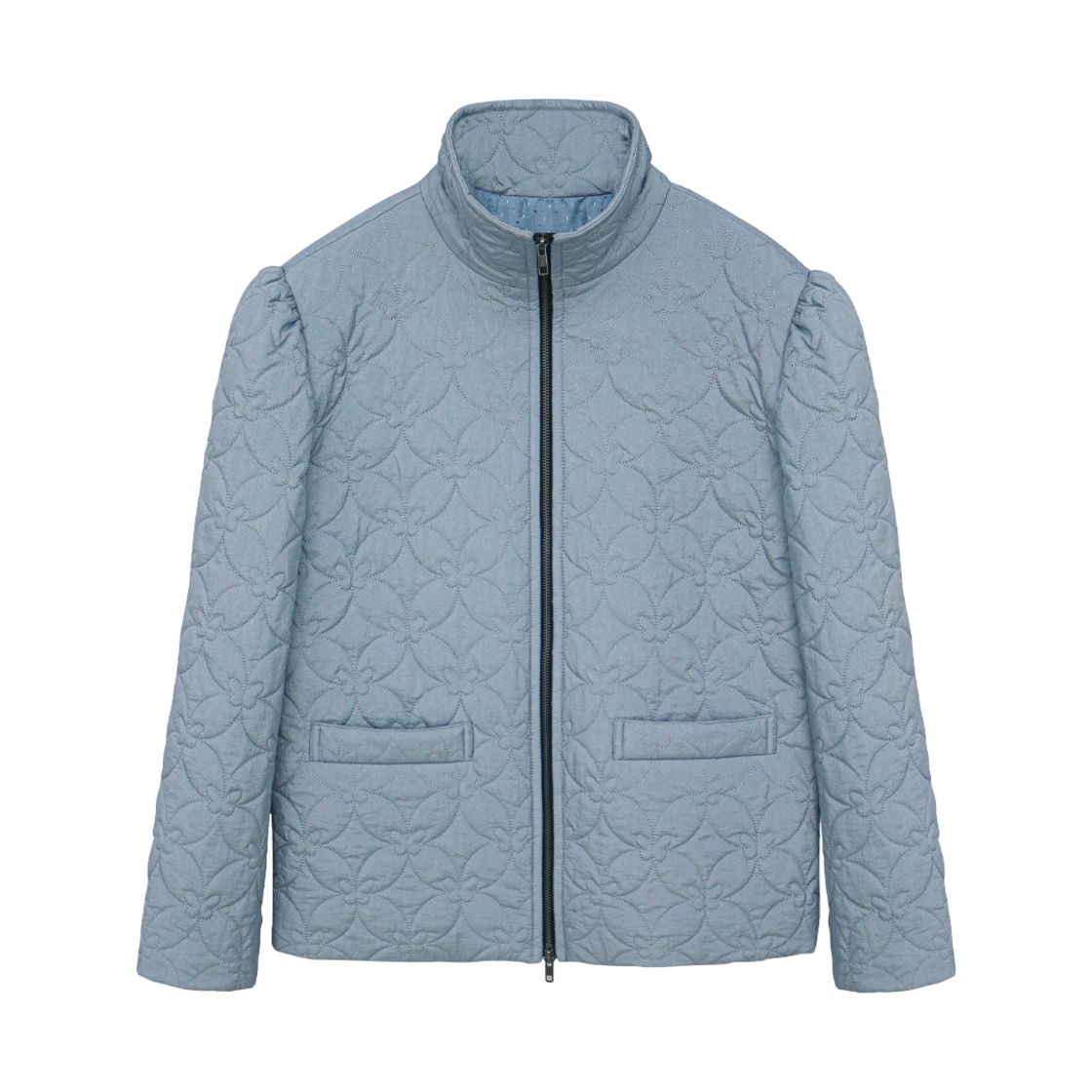 나비버스 나비 퀄티드 자켓 스카이블루(NAVIVERSE Navi Quilted Jacket Skyblue)