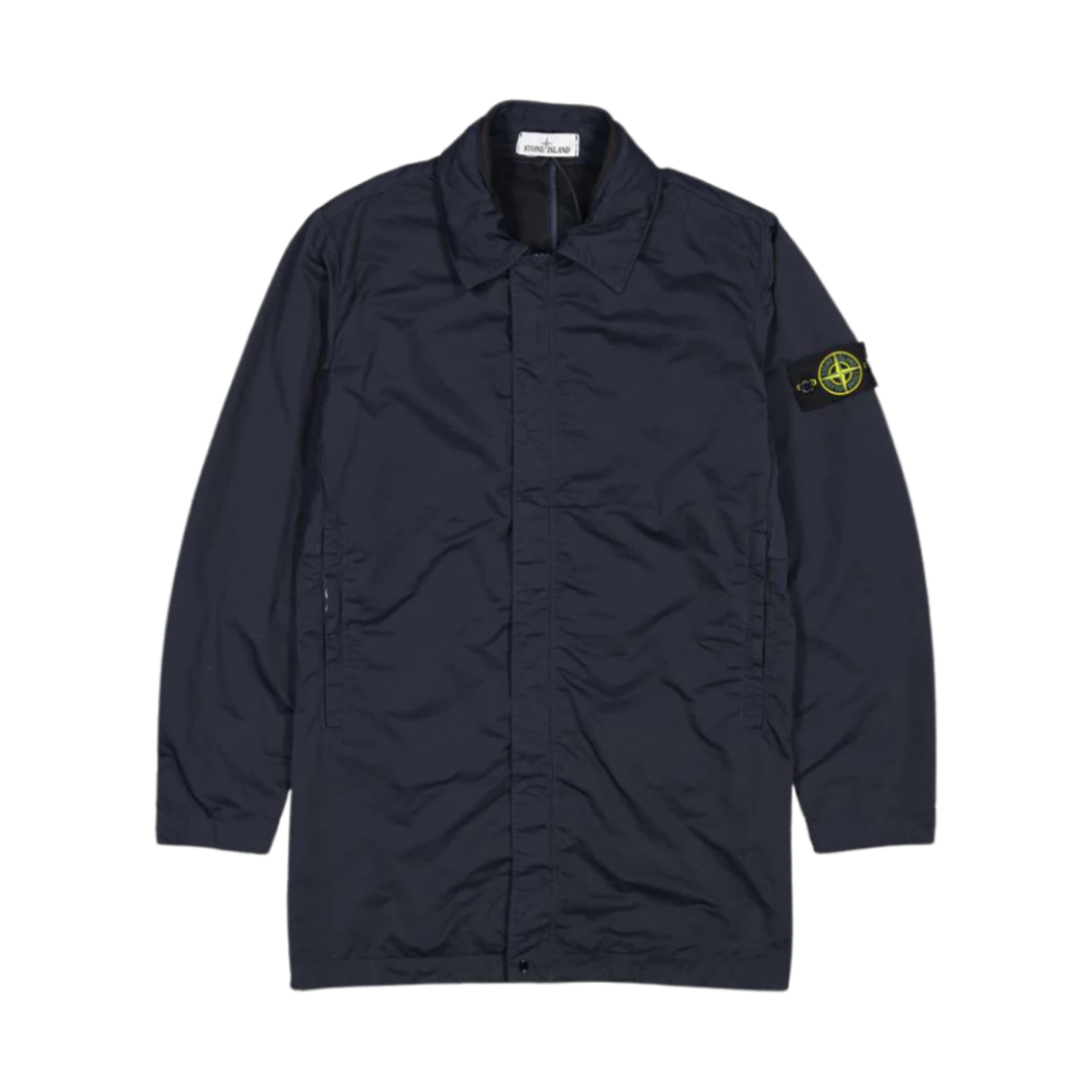 스톤 아일랜드 43233 나일론 바타비아-TC 트렌치 코트 네이비 블루 - 21SS