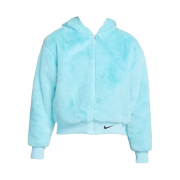 (W) Nike NSW Essentials Faux Fur Jacket Copa Black - Asia