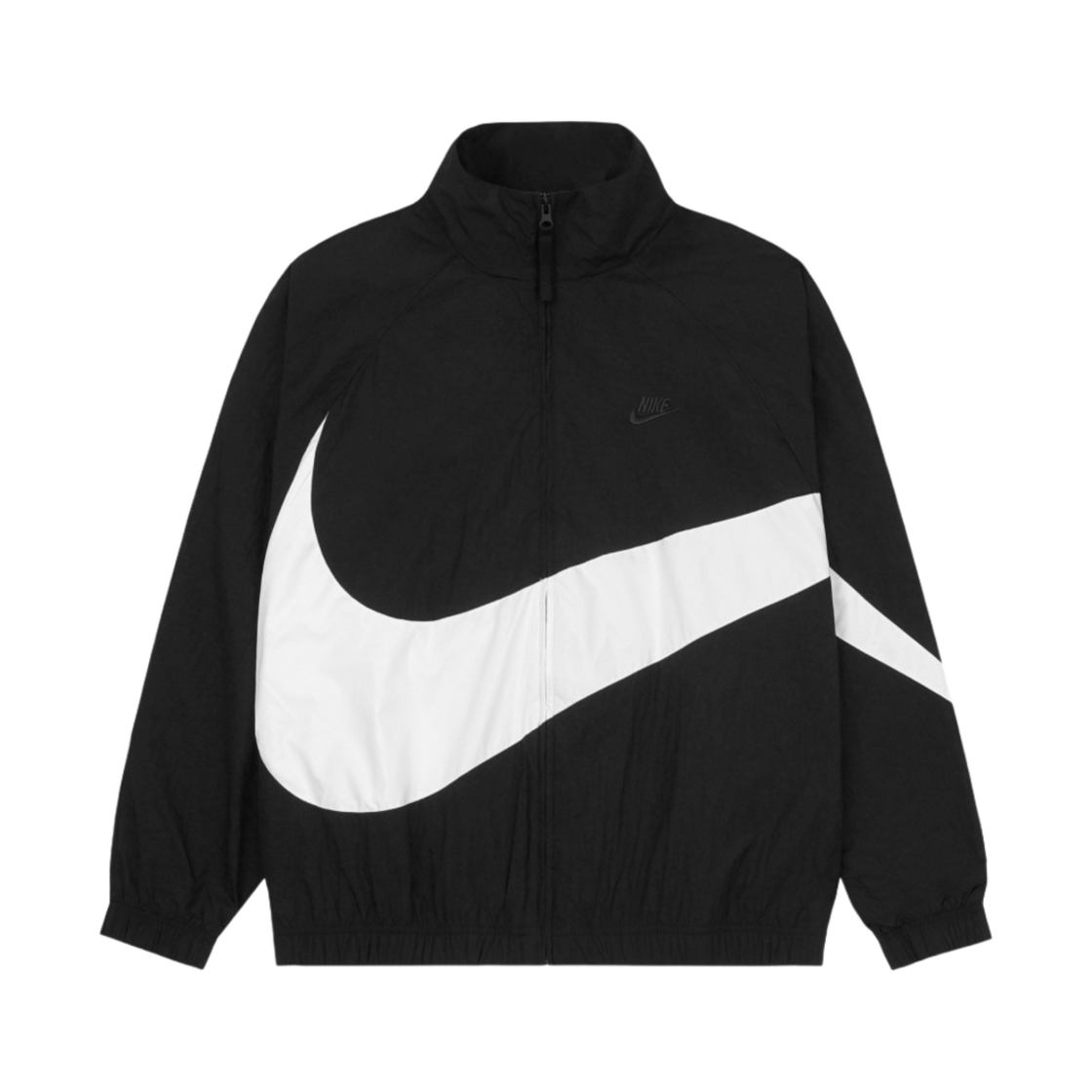 나이키 NSW 빅 스우시 우븐 자켓 블랙 - 아시아(Nike NSW Big Swoosh Woven Jacket Black - Asia)