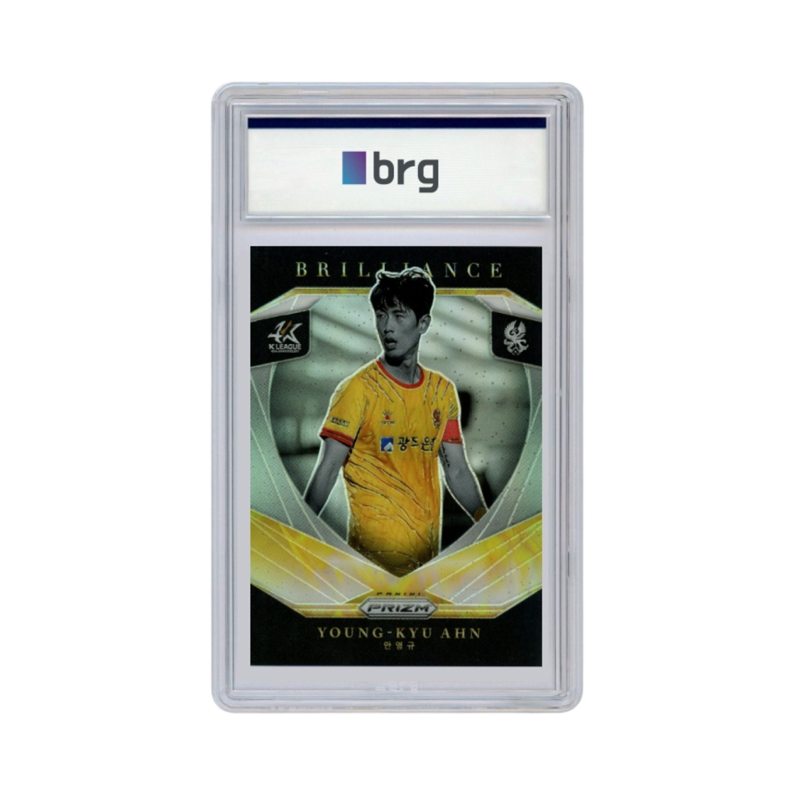 파니니 프리즘 K 리그 #5 광주 FC 안영규 브릴리언스 축구 카드 2023(Panini Prizm K League #5 Gwangju FC Ahn Young Kyu Brilliance Soccer Card 2023)