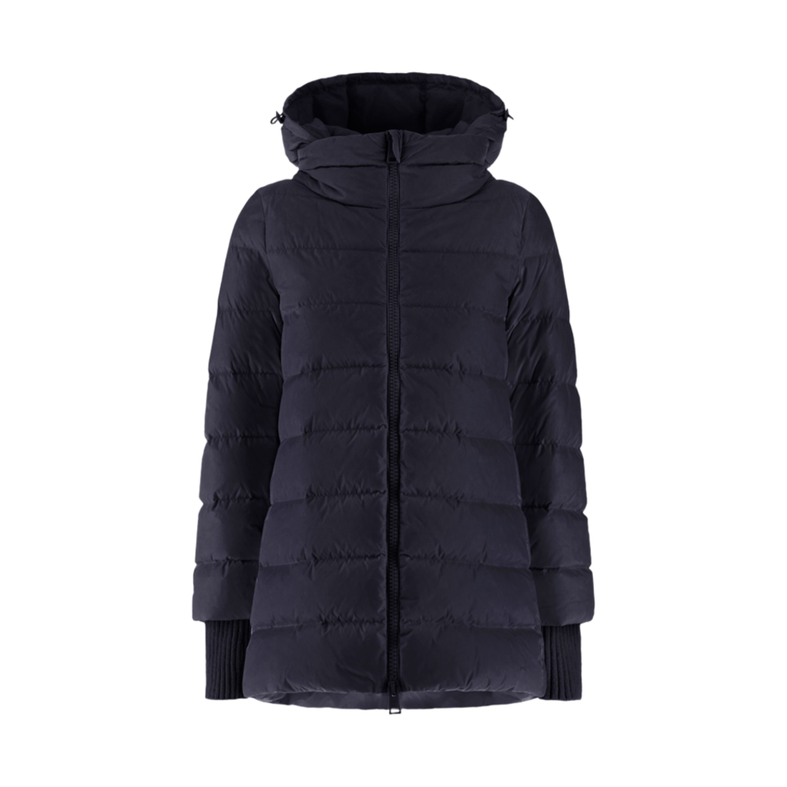 PI0660D-12004Z-9200 (W) Herno A-Shape Jacket In Nylon Chamonix Navy Blue