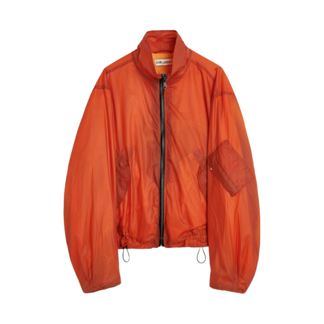 M2231LE Our Legacy Luft Jacket Eld Rubberized Nylon