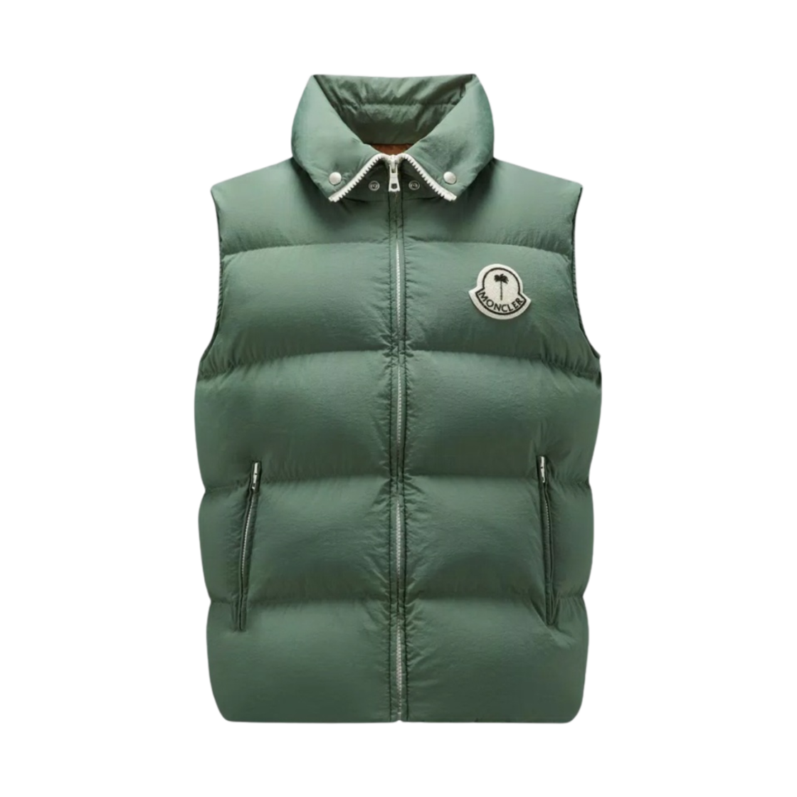 몽클레르 x 팜 엔젤스 로드마르 다운 질렛 그린 - 23FW(Moncler x Palm Angels Rodmar Down Gilet Green - 23FW) - 1