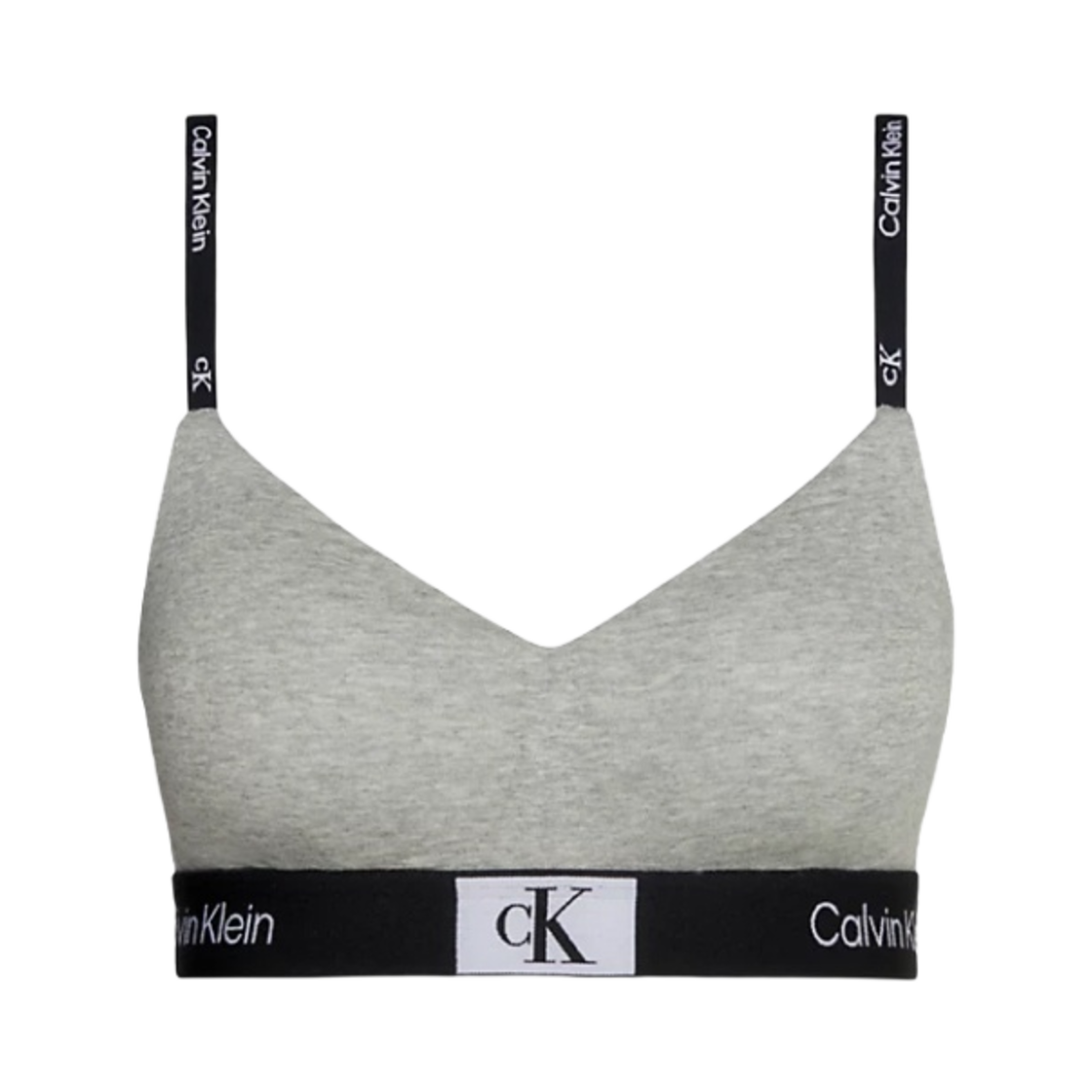 QF7218EP7A (W) Calvin Klein 96 Bralette Grey Heather