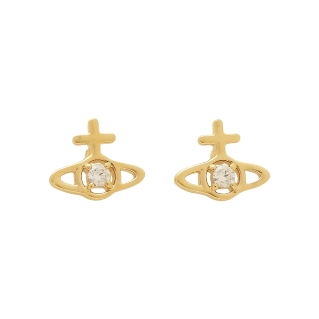 (W) 비비안 웨스트우드 발비나 펄 이어링 골드((W) Vivienne Westwood Balbina Pearl Earrings Gold) - 1