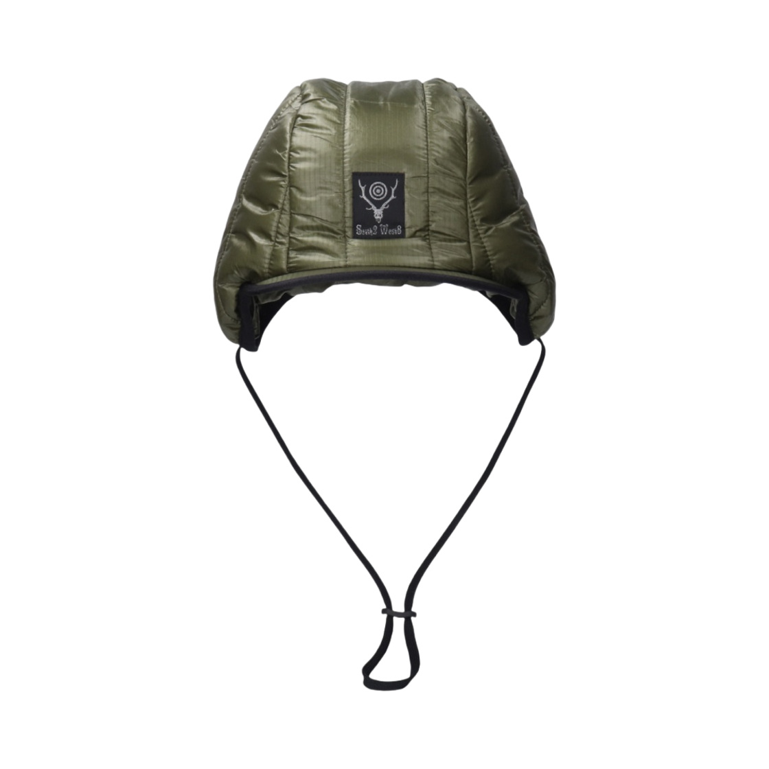 사우스2 웨스트8 나일론 립스탑 퀼티드 캡 올리브(South2 West8 Nylon Ripstop Quilted Cap Olive)