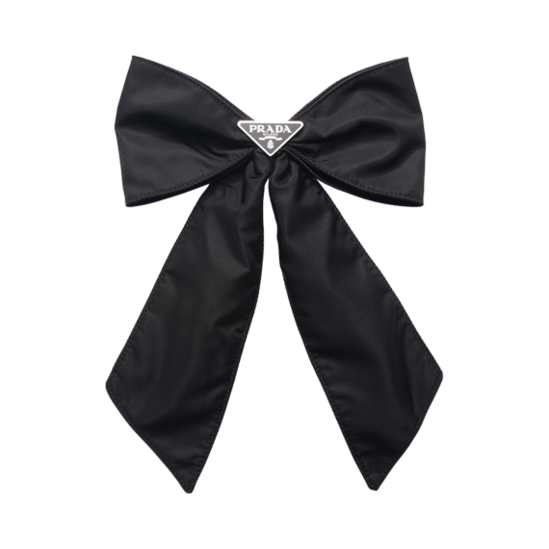 1IF163-2DMI-F0002 Prada Re-Nylon Hair Clip Black
