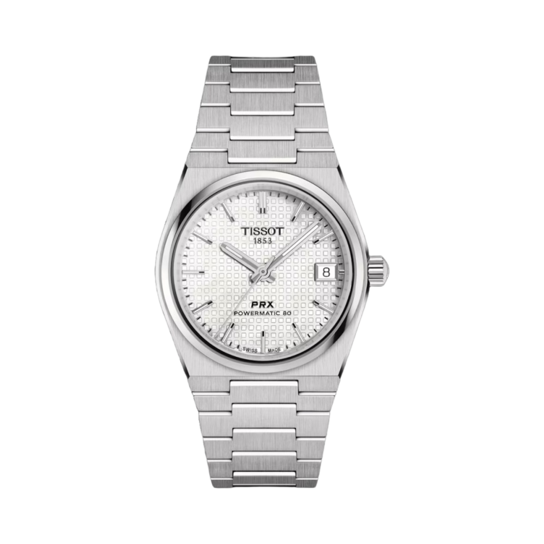 티쏘 PRX 파워매틱 80 35mm 스틸 마더 오브 펄(Tissot PRX Powermatic 80 35mm Steel Mother of Pearl)