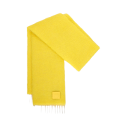 Loewe Muffler in Wool and Mohair Yellow