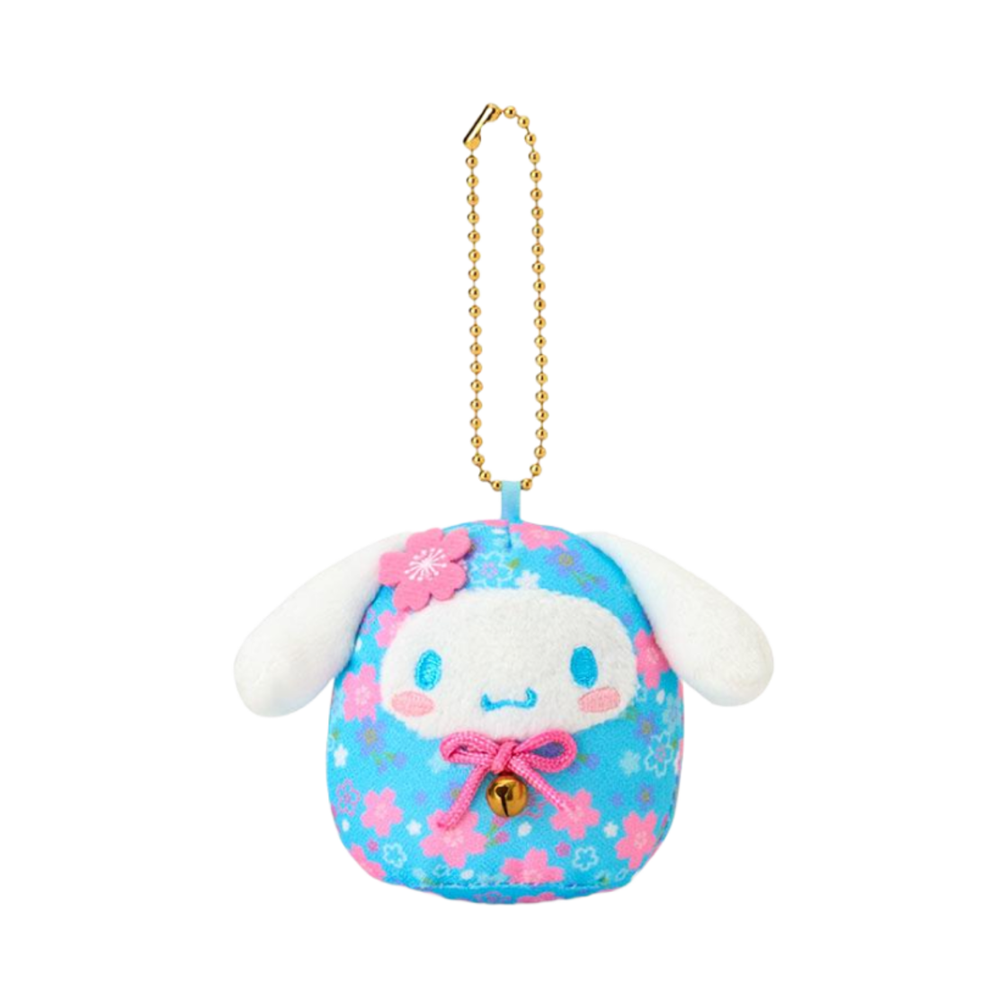 산리오 시나모롤 사쿠라 다루마 마스코트 홀더(Sanrio Cinnamoroll Sakura Daruma Mascot Holder)