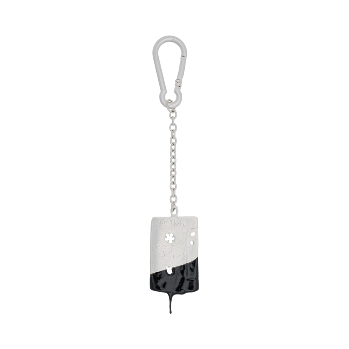 FWRSAXA813M Opening Project Black Edition Tape Keychain Black Silver