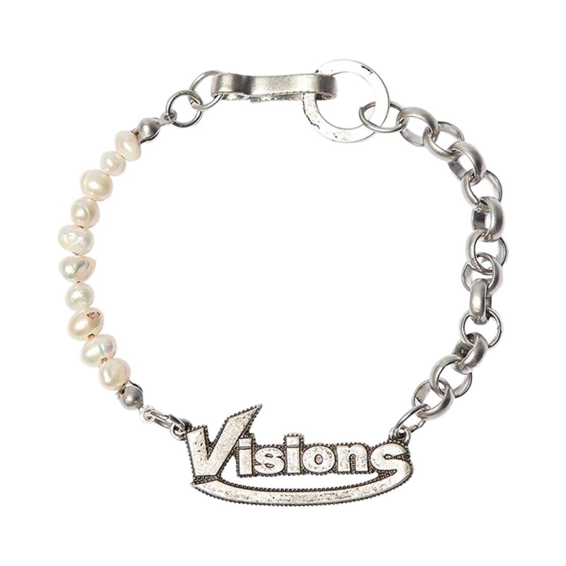 알렌느 앤티크 실버 & 펄 비전 브레이슬릿