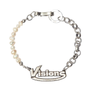 Haleine Antique Silver & Pearl Visions Bracelet