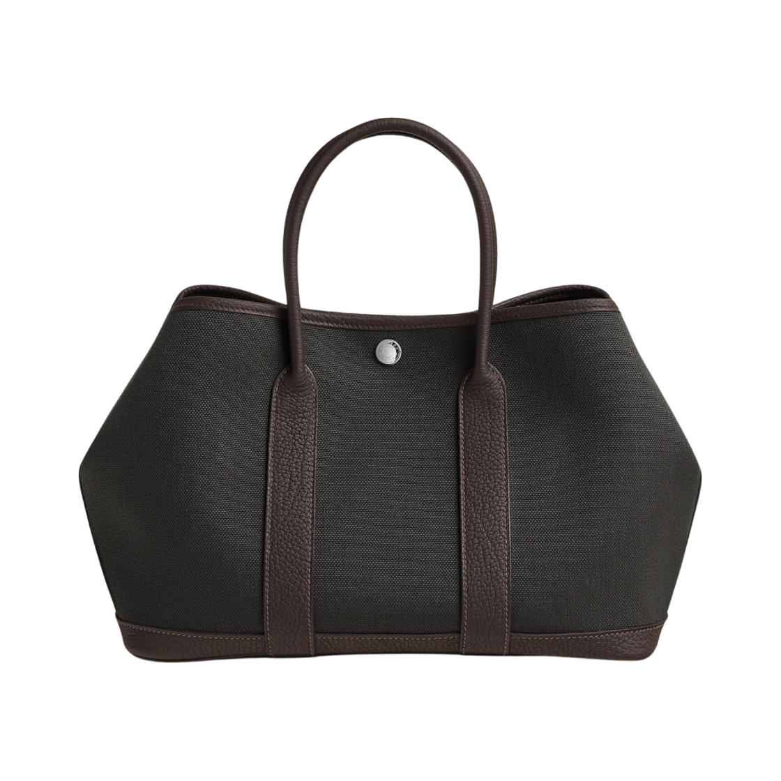 H069573CKDC Hermes Garden Party 30 Bag Canvas Negonda & Palladium Dark Bronze Ebene - 대표 이미지 #1