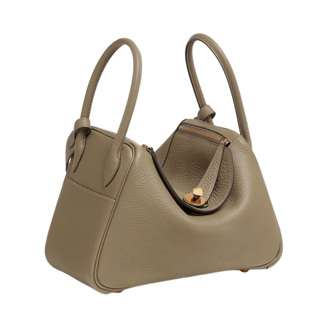 에르메스 린디 26 백 클레망스 & 골드 하드웨어 베쥬 마르파(Hermes Lindy 26 Bag Clemence & Gold Beige Marfa) - 2