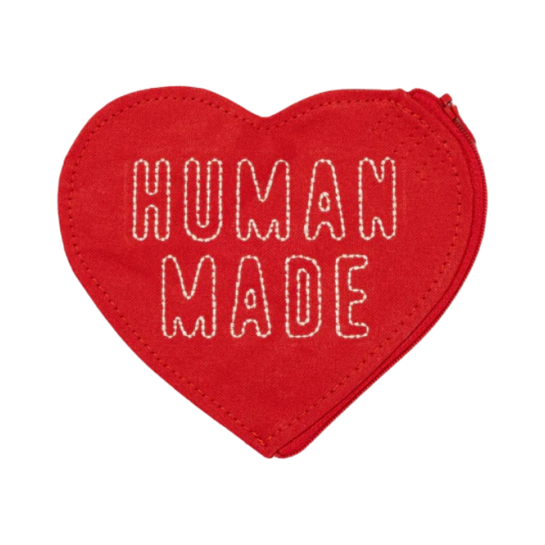 휴먼 메이드 하트 뱅크 파우치 레드(Human Made Heart Bank Pouch Red)