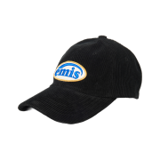 Emis Corduroy Wappen Ball Cap Black