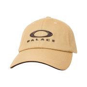 Palace x Oakley 6-Panel Sand Brown - 23SS