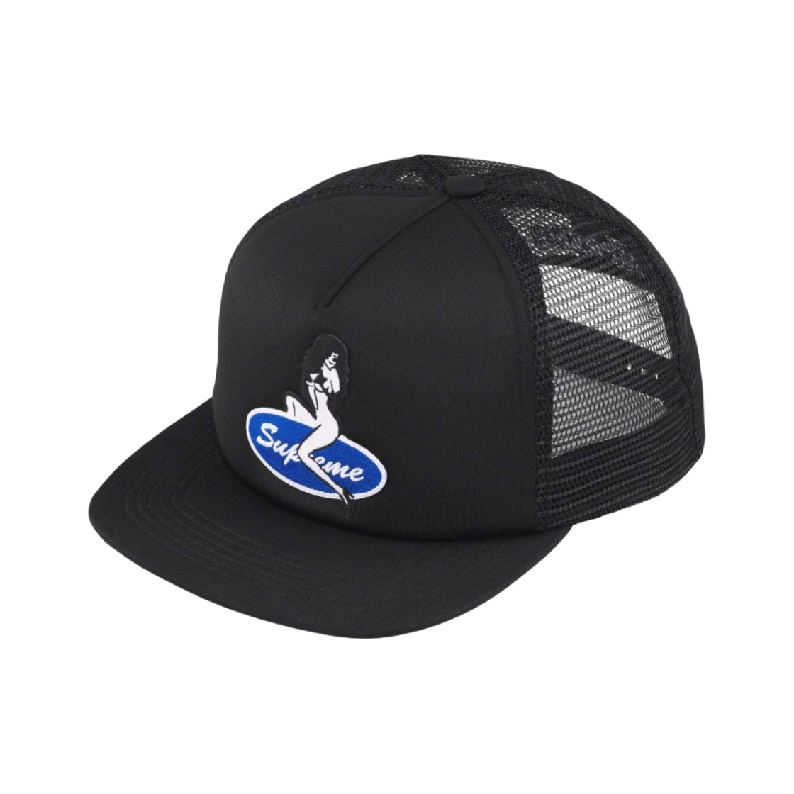 슈프림 핀 업 메쉬 백 5-패널 캡 블랙 - 23FW(Supreme Pin Up Mesh Back 5-Panel Black - 23FW) - 1