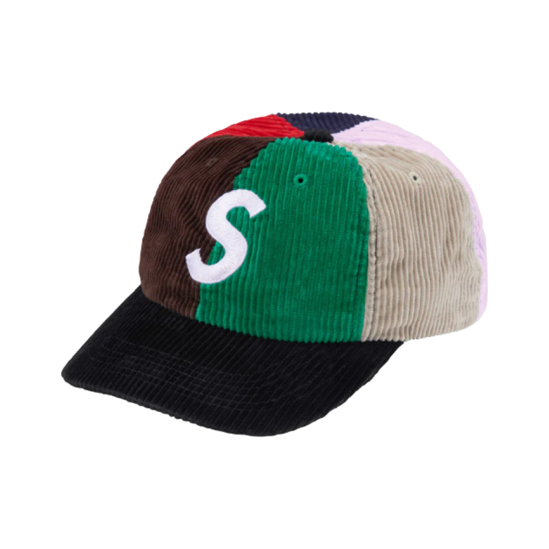 슈프림 코듀로이 S 로고 6-패널 멀티컬러 - 24FW