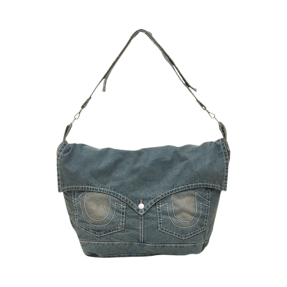트루릴리젼 빅 플랩 랙 백 인디고(True Religion Big Flap Rag Bag Indigo)