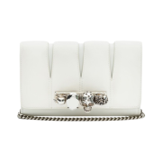 Alexander McQueen Slash Clutch Ivory