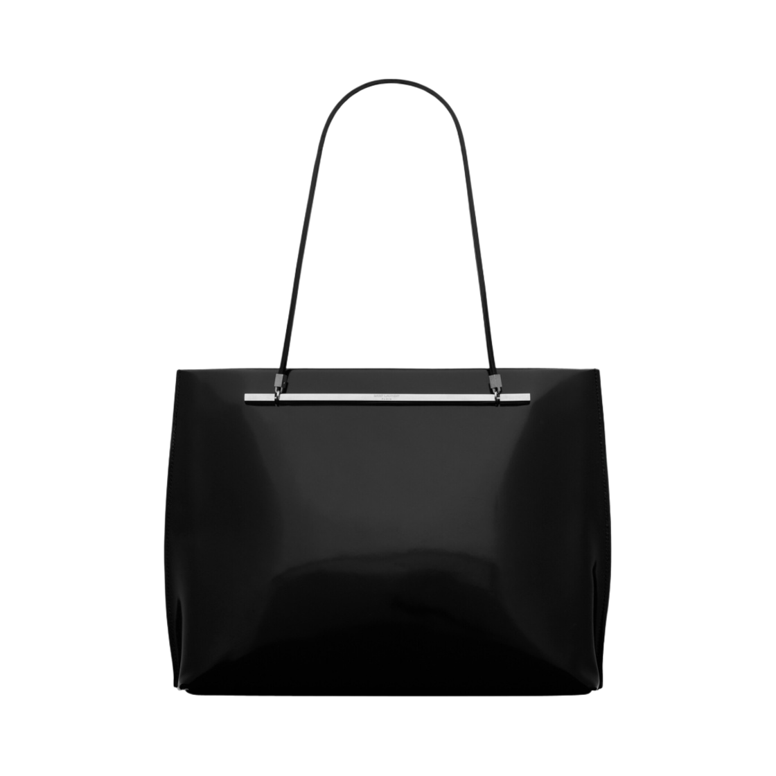 생로랑 탱키 쇼핑백 샤이니 레더 블랙(Saint Laurent Tanky Shopping Bag in Shiny Leather Black) - 1