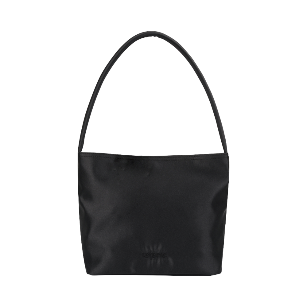 lr25ss02 Leterie Logo Embroidery Tote Bag Black