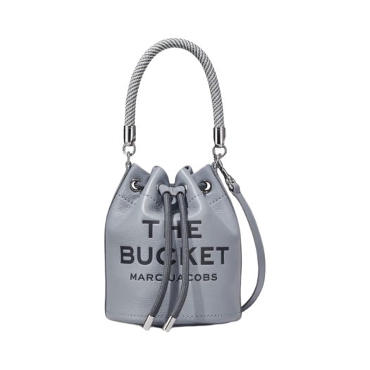 Marc Jacobs The Leather Bucket Bag Wolf Grey