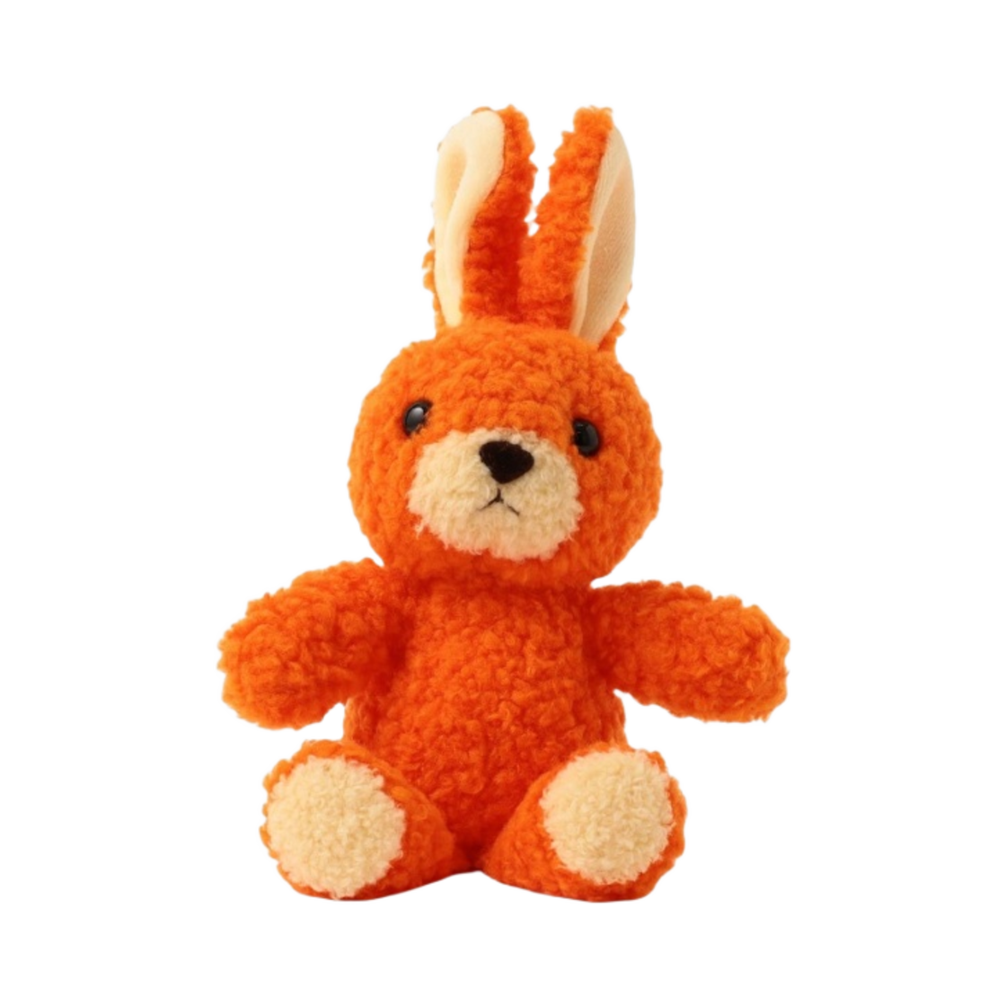빔즈 x 도신 비스포크 플러피 스터프드 래빗 S 오렌지(Beams x Dousin Bespoke Fluffy Stuffed Rabbit S Orange)