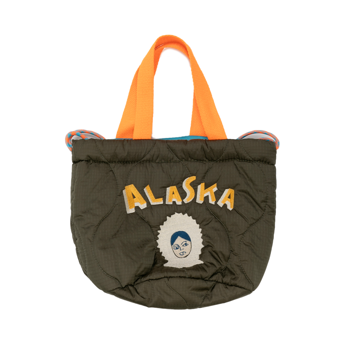 6016WOL Houston Japan Nylon Effect Bag Alaska Olive 6016W