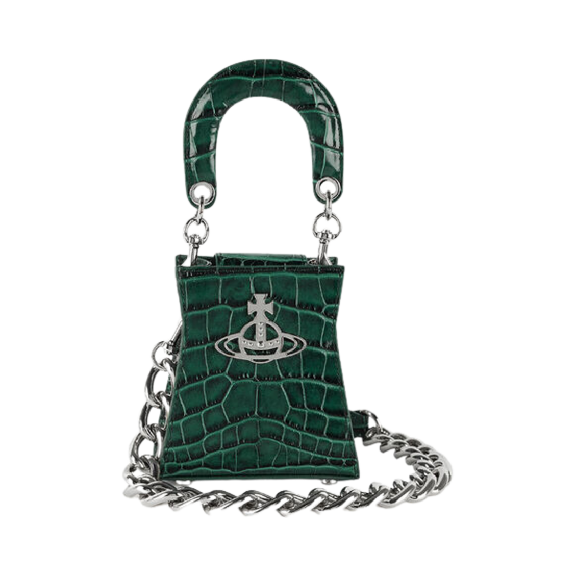 비비안 웨스트우드 켈리 스몰 핸드백 그린(Vivienne Westwood Kelly Small Handbag Green) - 1