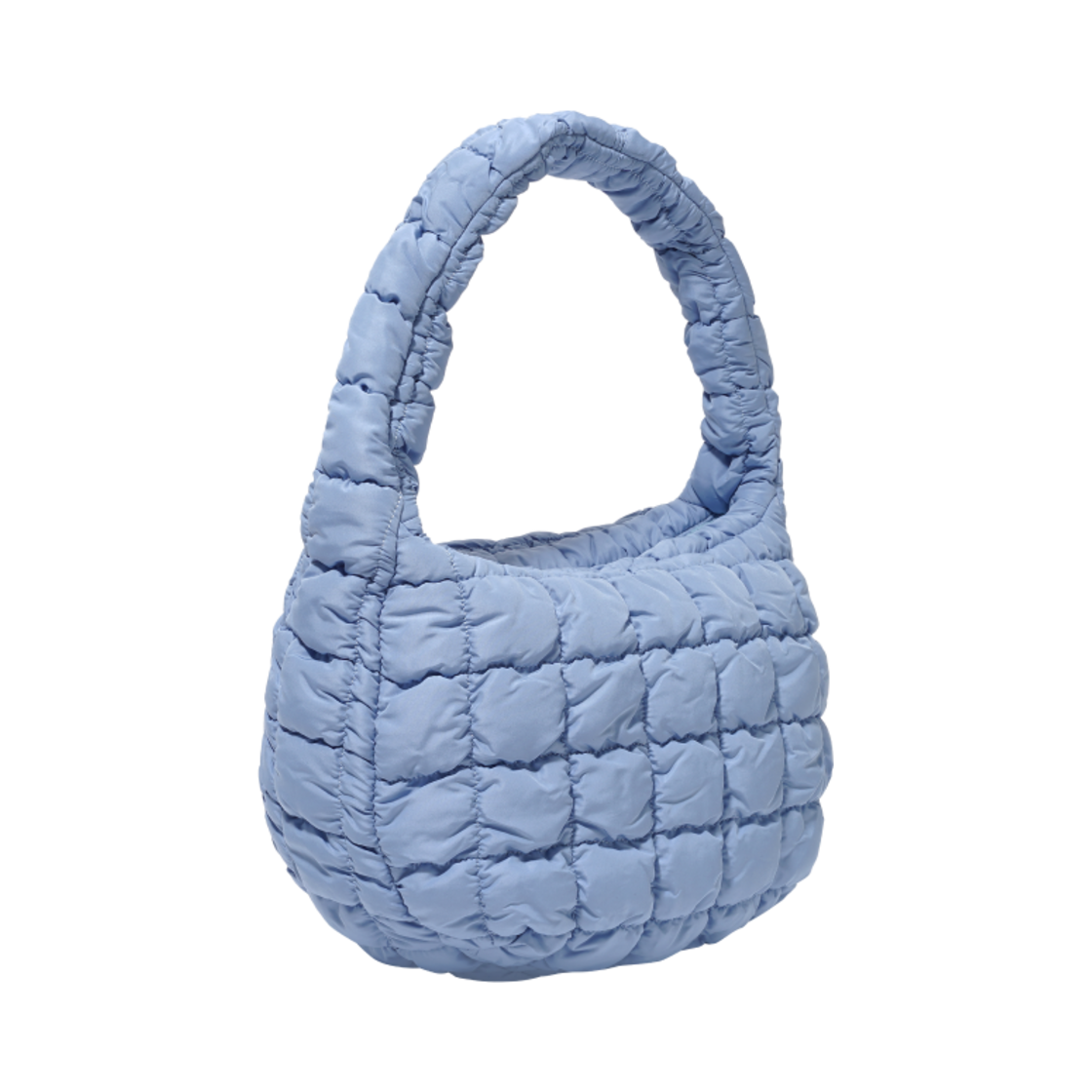 0973537021/059 COS Quilted Mini Bag Light Blue - #2