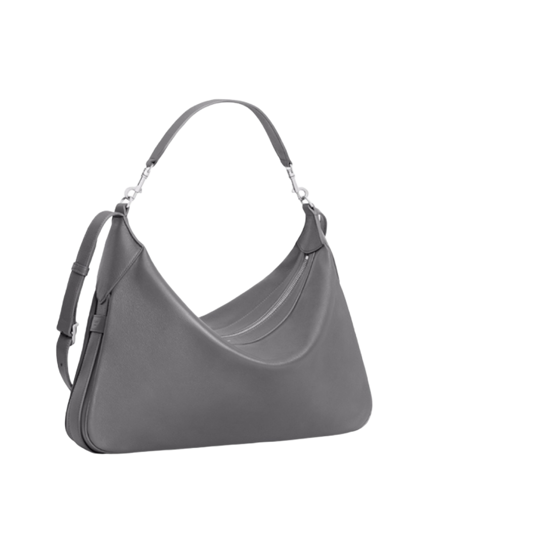 셀린느 라지 스트랩 로미 서플 카프스킨 그레이(Celine Large Strap Romy in Supple Calfskin Grey) - 2