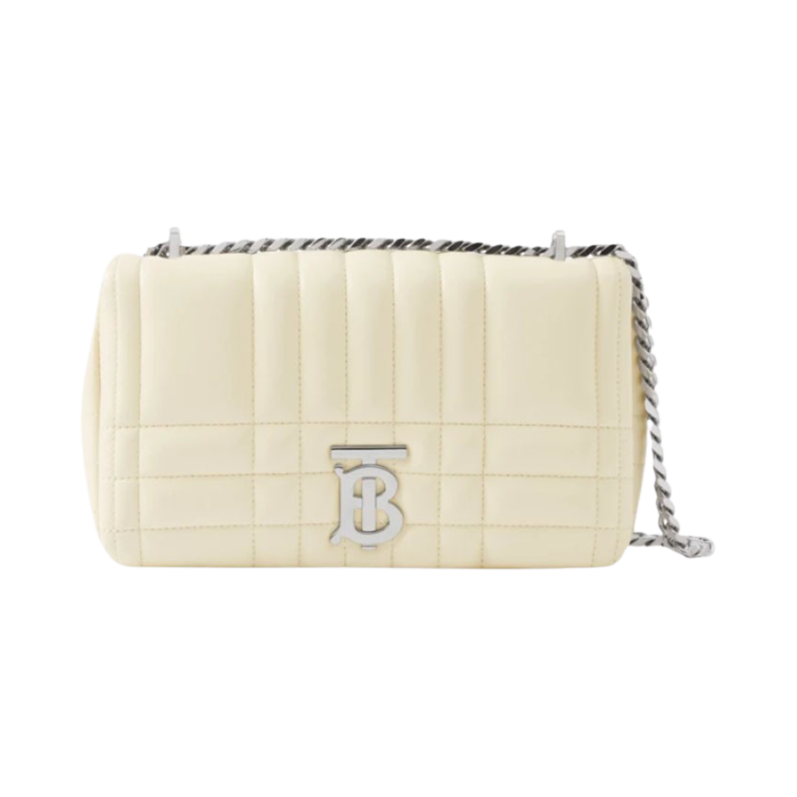 버버리 퀼티드 레더 스몰 롤라백 페일 바닐라(Burberry Quilted Leather Small Lola Bag Pale Vanilla) - 1