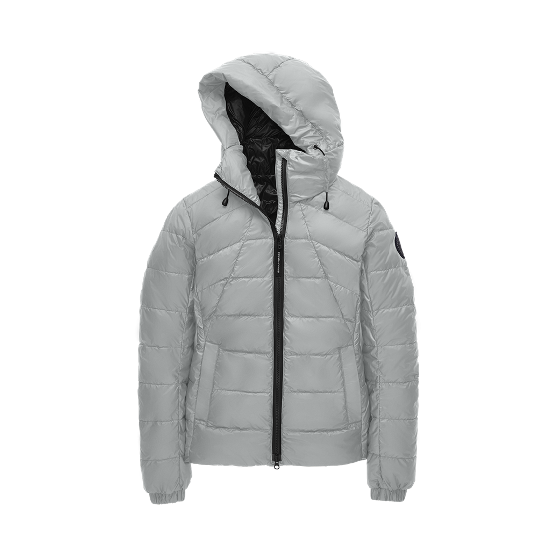 (W) 캐나다 구스 애보트 후디 블랙 라벨 문스톤 그레이((W) Canada Goose Abbott Hoody Black Label Moonstone Grey) - 1