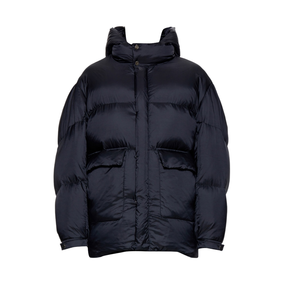 우영미 구스 후드 다운 블랙 - 23FW(Wooyoungmi Goose Hoodie Down Black - 23FW)