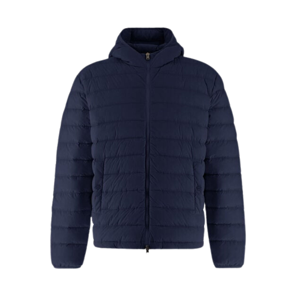 PI00098UR-12431SZ-9201 Herno Resort Bomber Jacket in Light Nylon Stretch Blue