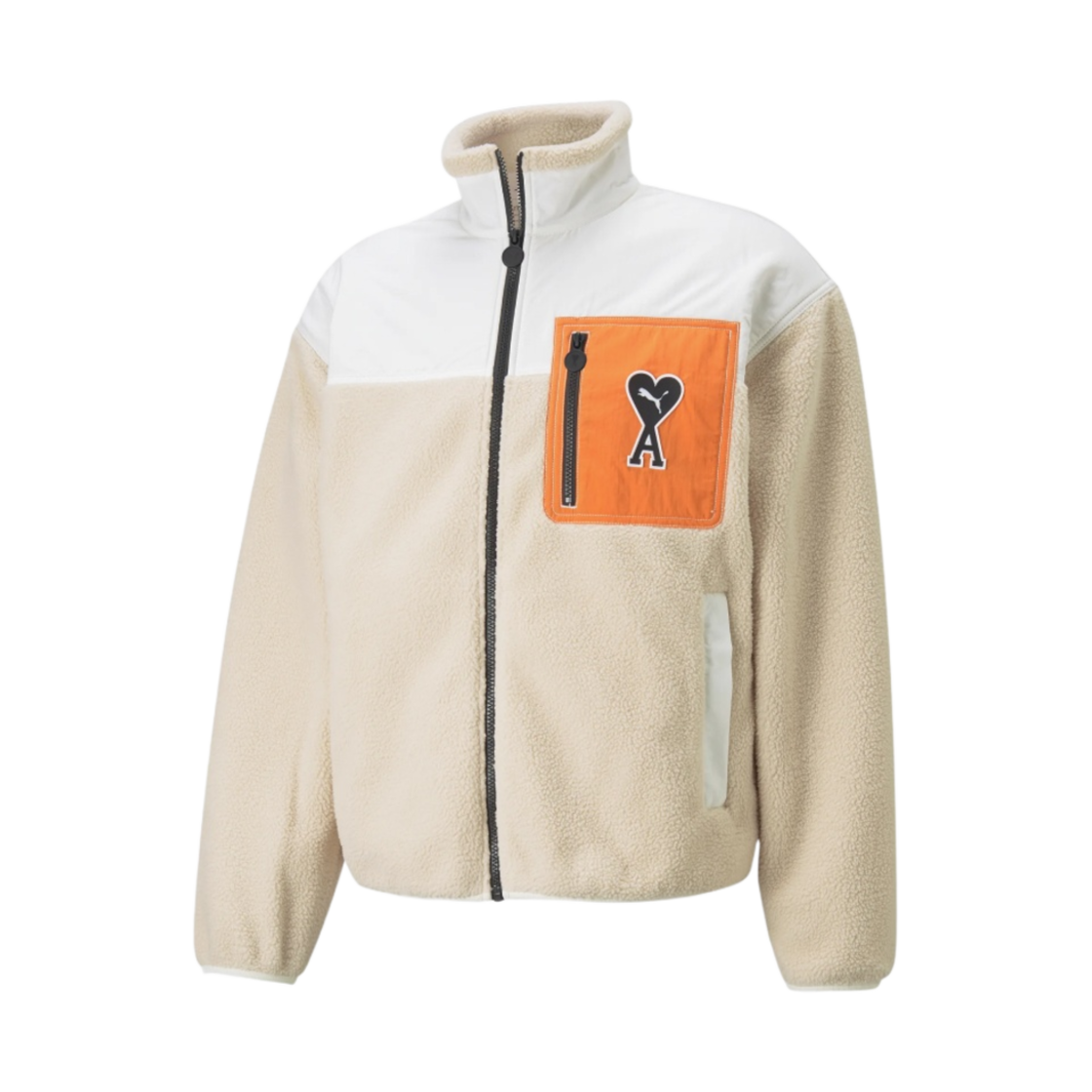 푸마 x 아미 쉐르파 자켓 라이트 샌드(Puma x AMI Sherpa Jacket Light Sand)