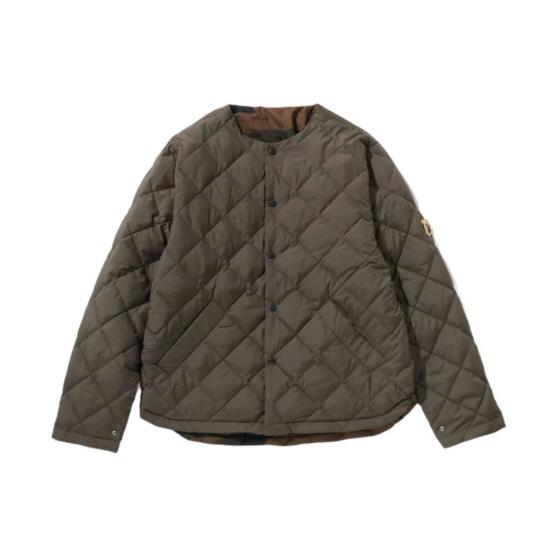 베이프 라이트 퀼티드 다운 자켓 그린(BAPE Light Quilted Down Jacket Green) - 1