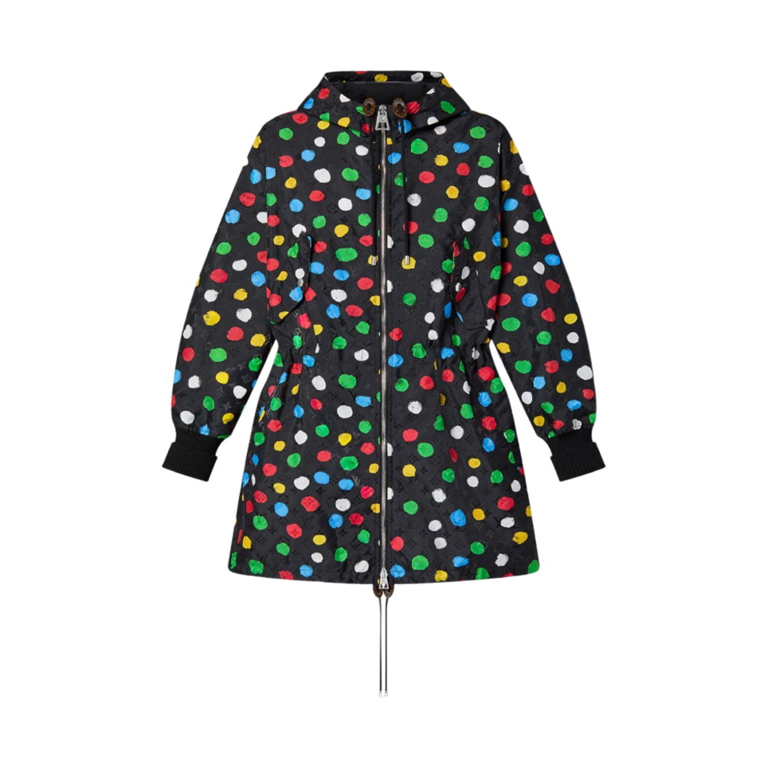 (W) 루이비통 x 야요이 쿠사마 페인티드 닷 롱 파카 블랙((W) Louis Vuitton x YK Painted Dots Long Parka Black) - 1