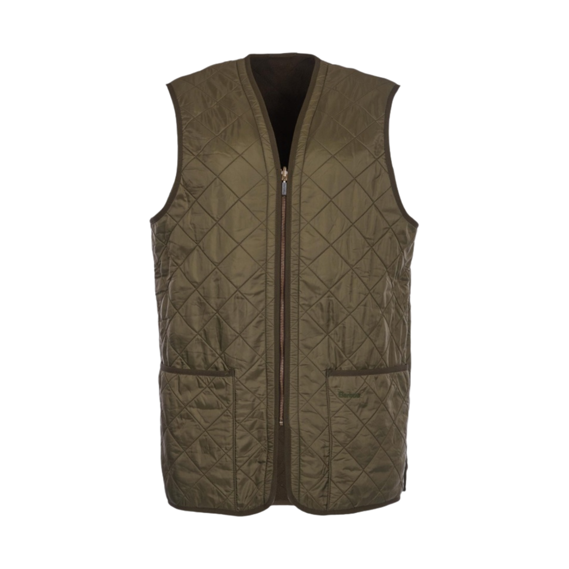 MLI0002OL91 Barbour Polarquilt Waistcoat Zip-In Liner Olive