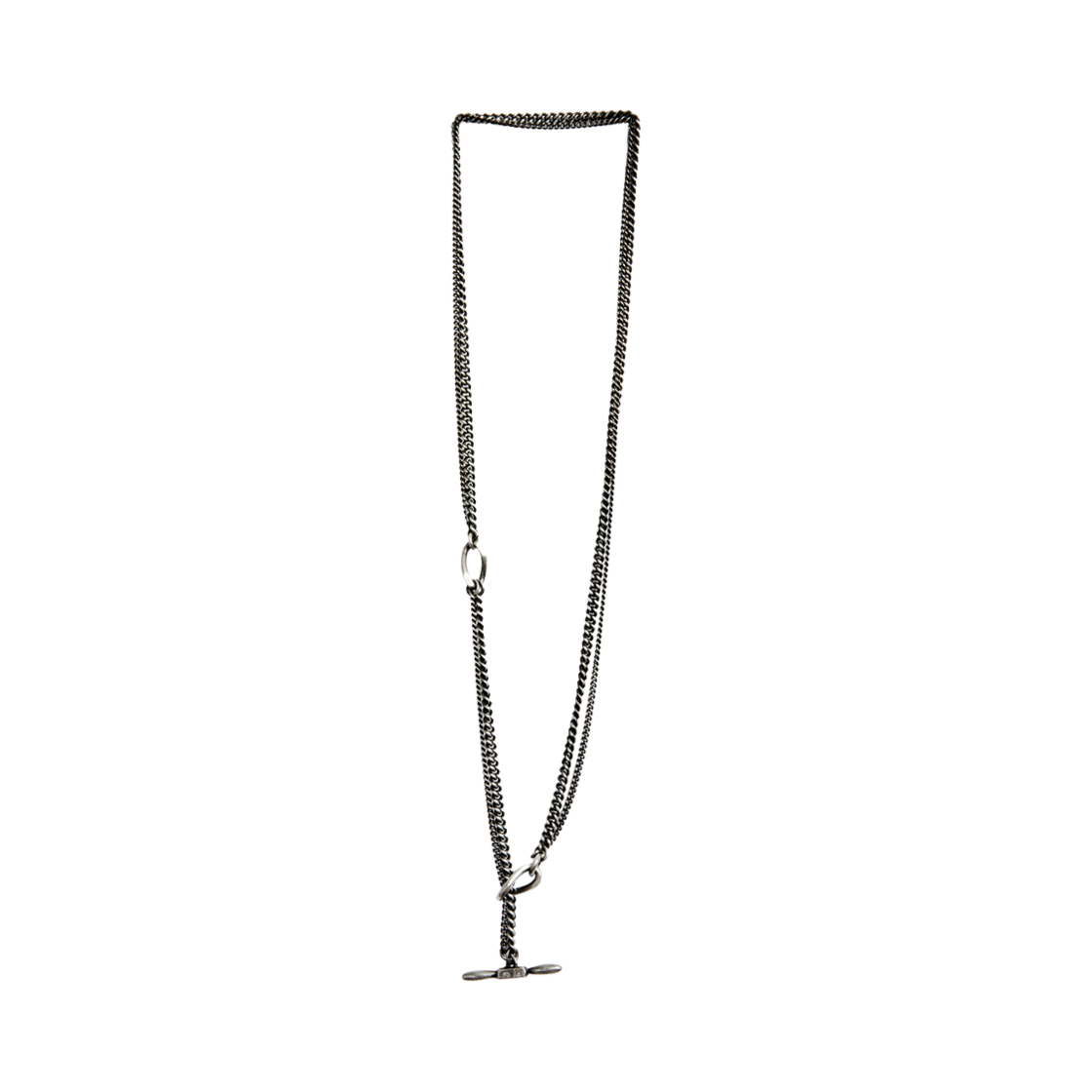 KM5BJENWM12SV Werkstatt:Munchen Necklace Two Chains Silver - 25SS