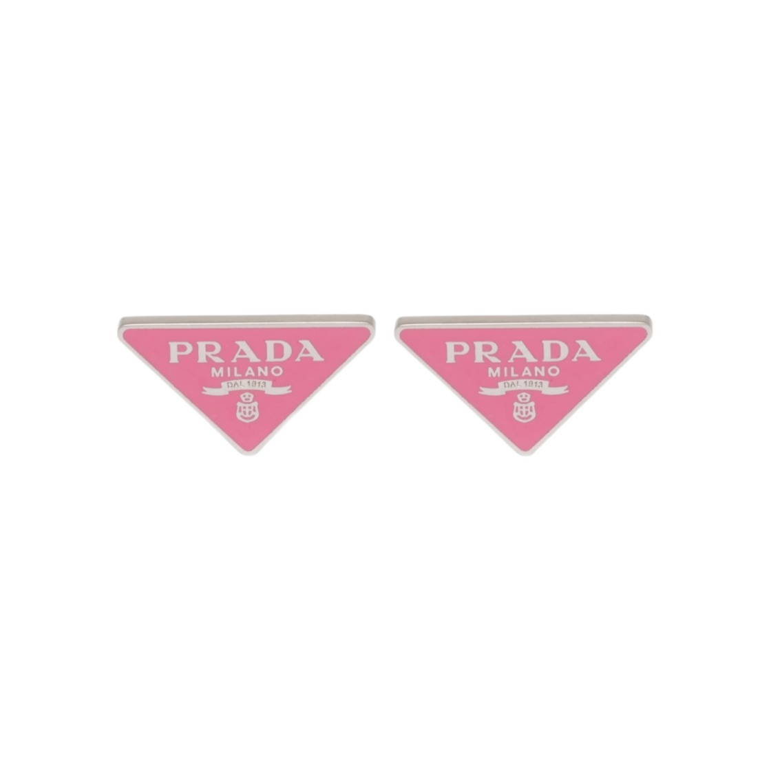 1JO720-2DSP-F0638 (W) Prada Symbole Earrings Begonia Pink
