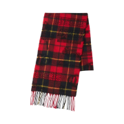 Hysteric Glamour John Scott Vixen Box Pattern Check Muffler Red Multicolor