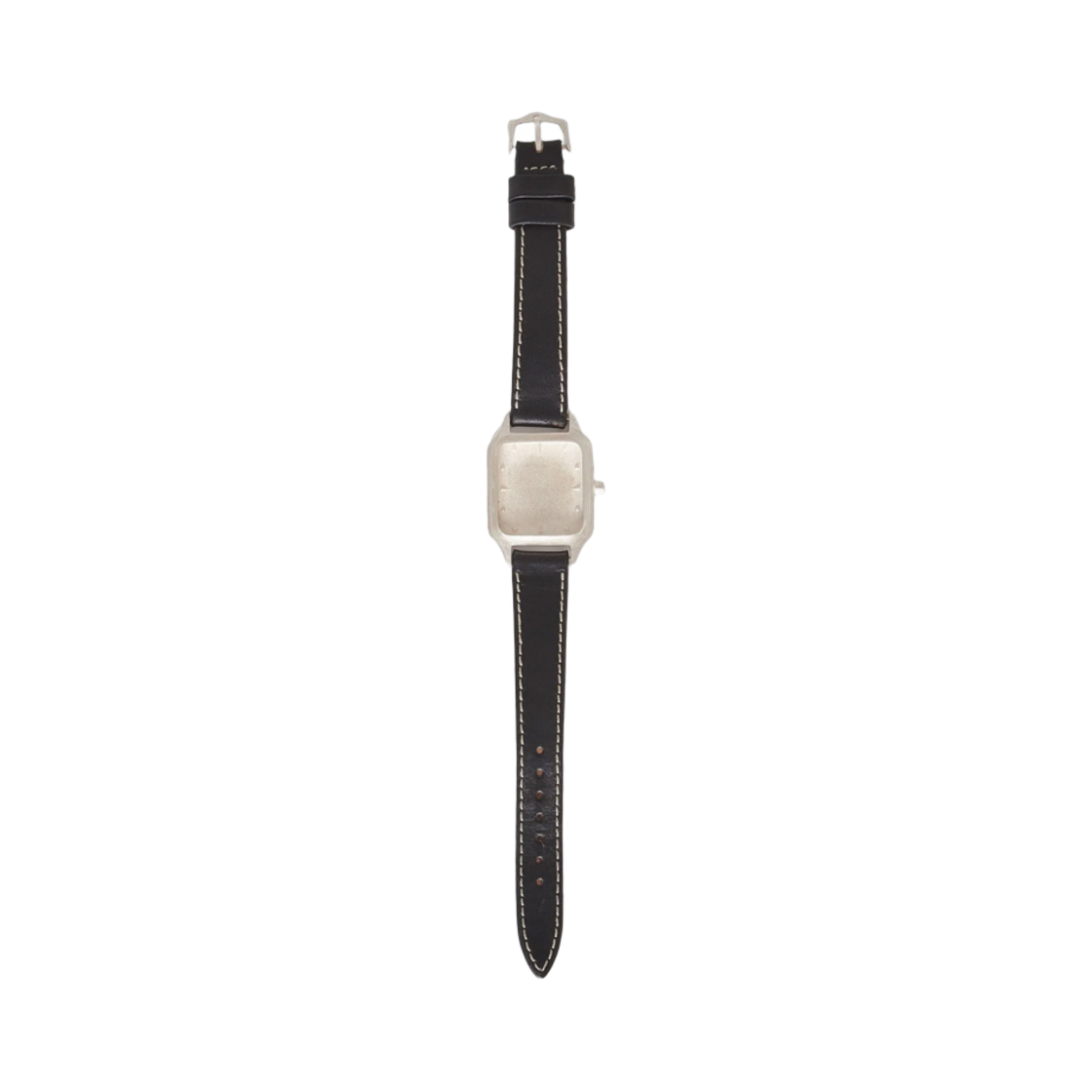 아워레가시 노 타임 워치 스털링 실버 블랙 스트랩(Our Legacy No Time Watch Sterling Silver Black Strap)