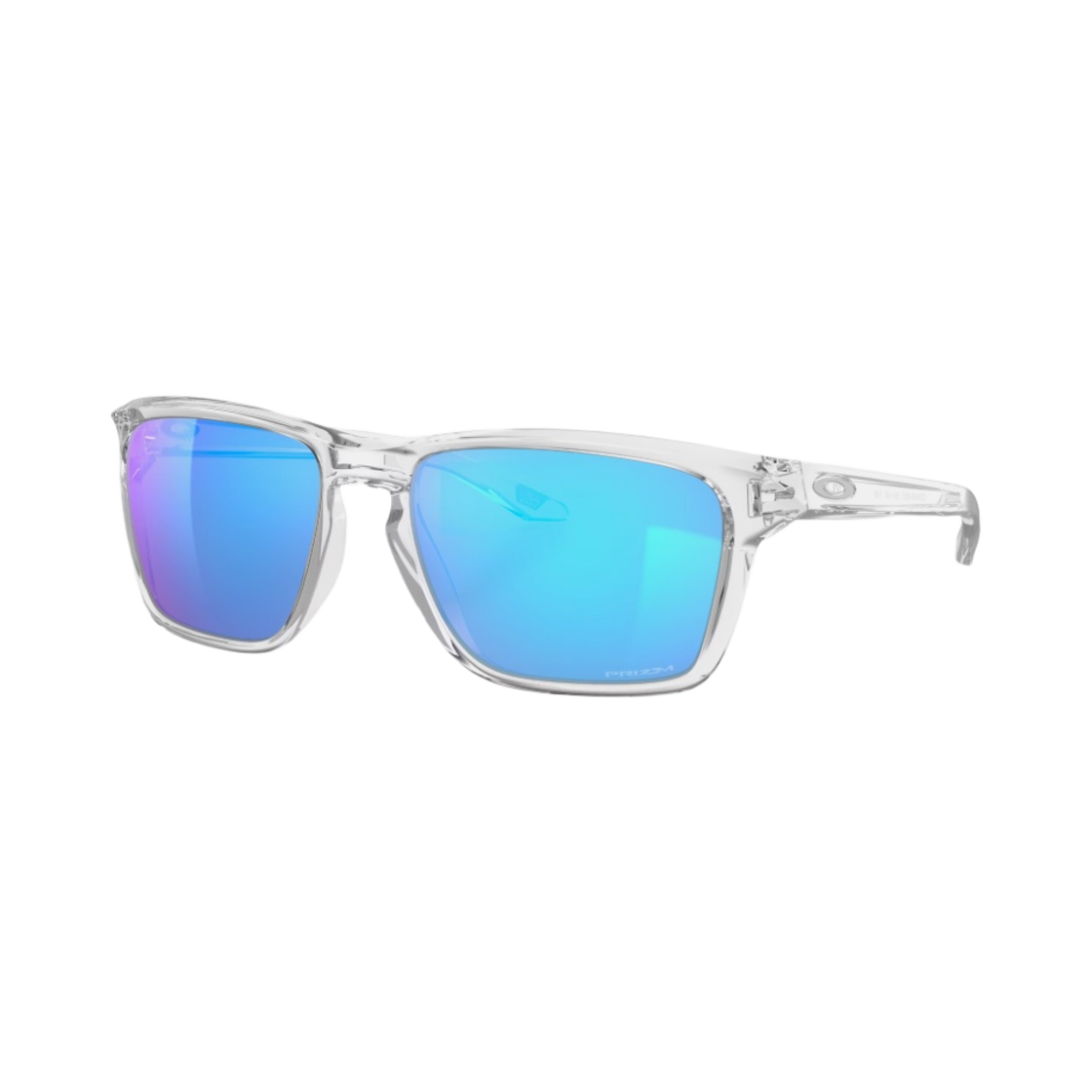오클리 사일러스 폴리쉬드 클리어 프레임 프리즘 사파이어 렌즈 로우 브릿지 핏(Oakley Sylas Polished Clear Frame Prizm Sapphire Lenses Low Bridge Fit) - 1